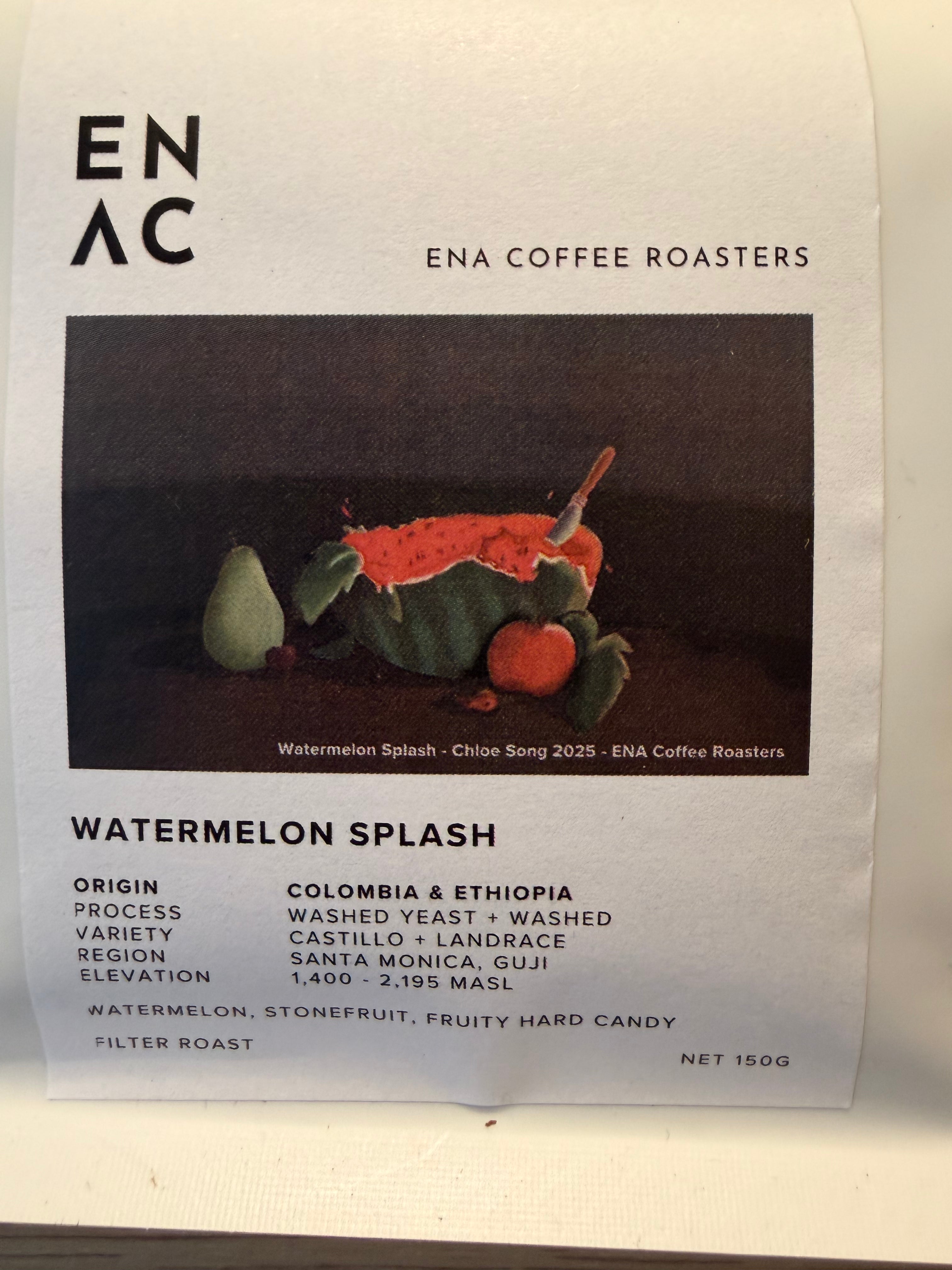Ena Coffee Roasters - Watermelon Splash (150g)