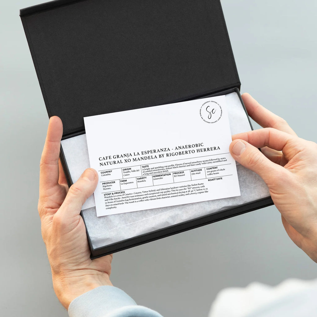 Standout Coffee - CGLE - Colombia - Anaerobic Natural - XO Mandela Rigoberto Herrera