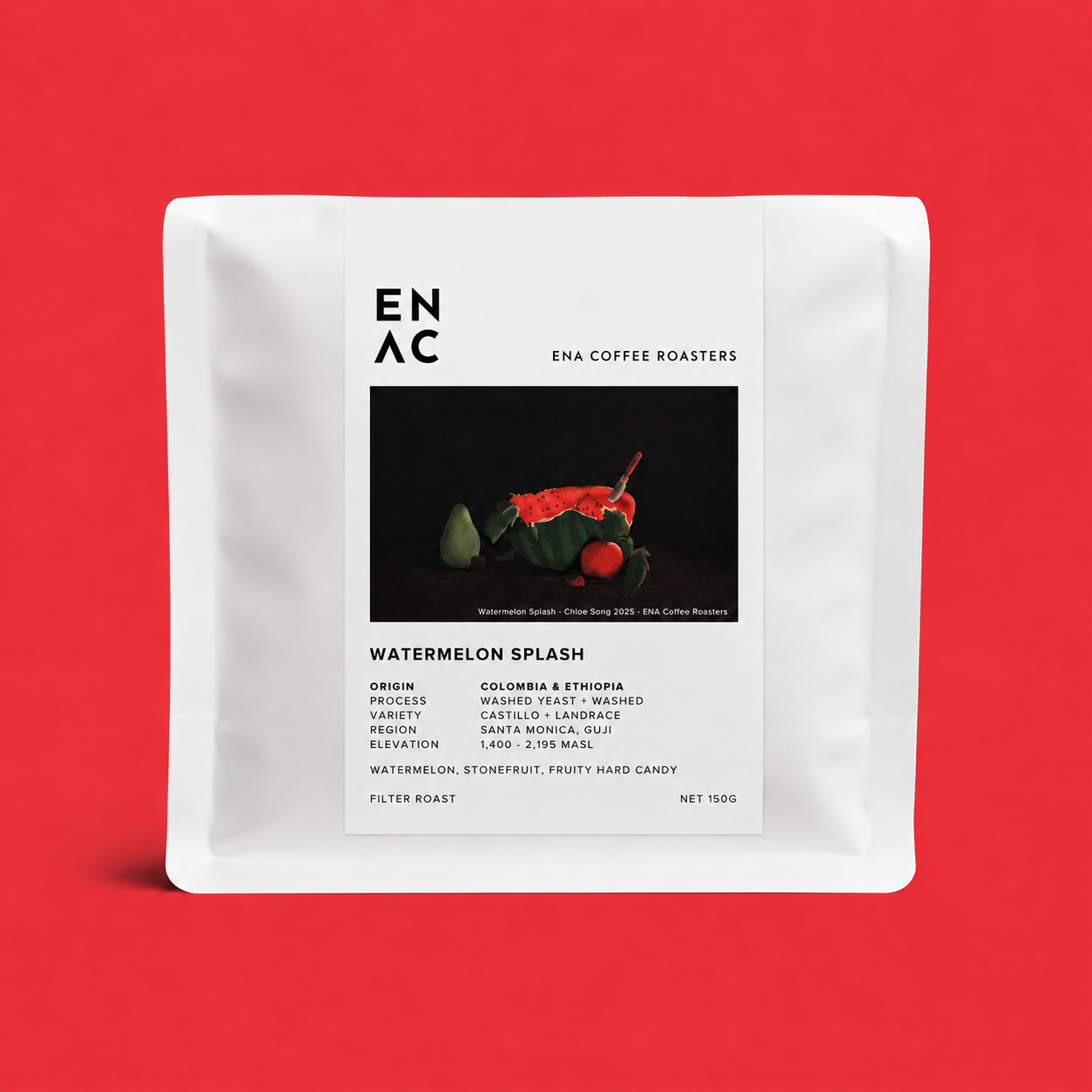 Ena Coffee Roasters Watermelon Splash 150g bag